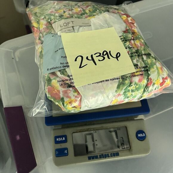 LOFT Plus Size Dress PL NWT Boho Tiered Ruffle Flutter Sleeve Summer Floral - Picture 11 of 11